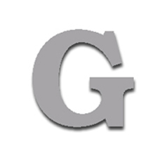Letter G 150mm Serif