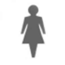 Toilet Door Sign - Woman (Large)