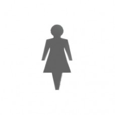 Toilet Door Sign - Woman